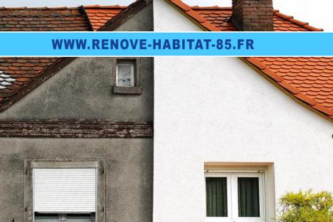 Ravalement facade Challans