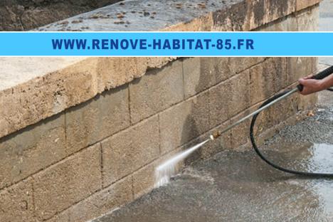 Nettoyage et traitement ravalement Challans